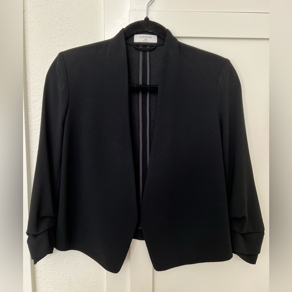 Aritzia Babaton Power Waist Length Blazer - Black 00